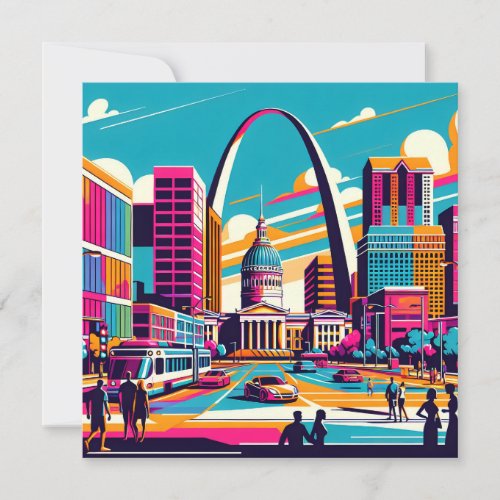St Louis Missouri  The Gateway Arch  Invitation