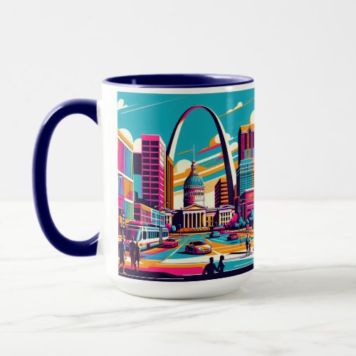 St Louis Missouri  The Gateway Arch  Mug