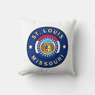 St. Louis Missouri Throw Pillow