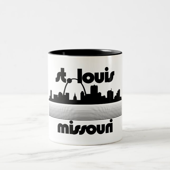 St. Louis Missouri Two-Tone Coffee Mug (Center)