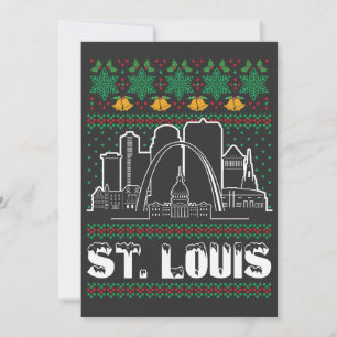 St. Louis Missouri Ugly Christmas Invitation