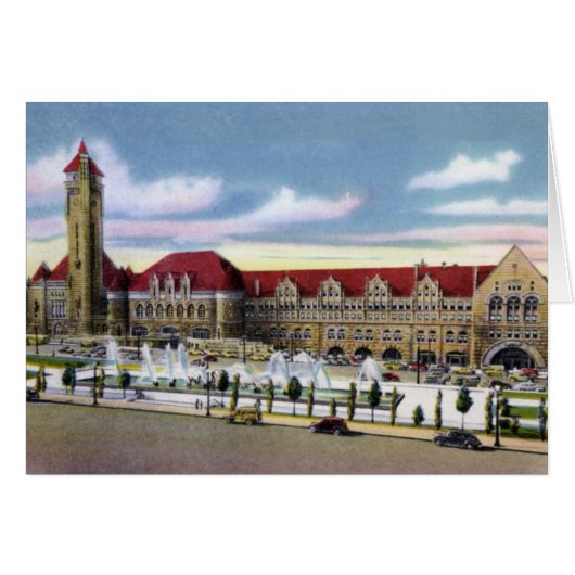 St. Louis Missouri Union Station and Fountains (Front Horizontal)