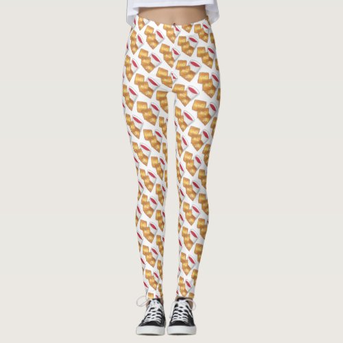 St Louis MO Missouri Toasted Fried Ravioli Food Leggings