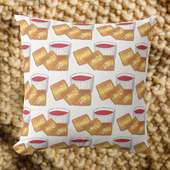St. Louis Mo Missouri Toasted Fried Ravioli Food Throw Pillow by rebeccaheartsny at Zazzle