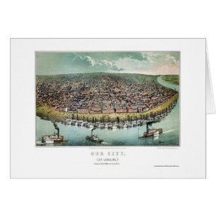 St. Louis, MO Panoramic Map - 1859