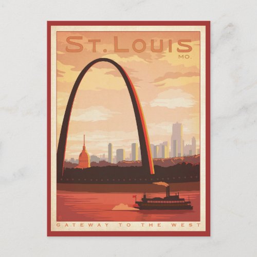 St Louis MO Postcard