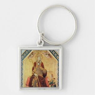 St. Louis of Toulouse  crowning his brother Keychain