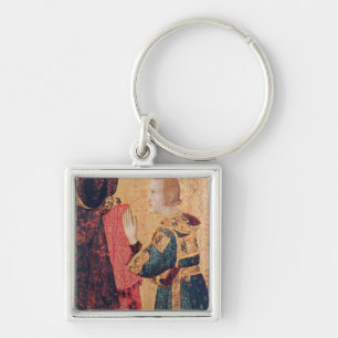 St. Louis of Toulouse  crowning his brother Keychain