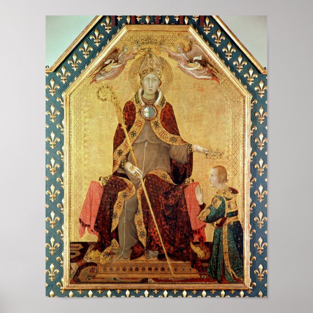St. Louis of Toulouse  crowning his brother Poster (Front)