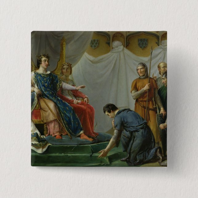 St. Louis  Pardonning Mauclerc Button (Front)