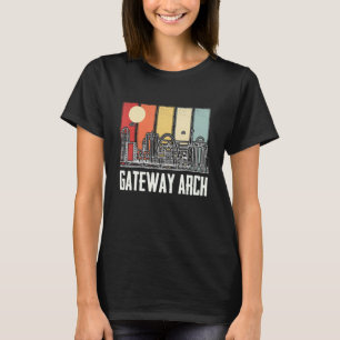 St Louis Retro Gateway Arch National Park Missouri T-Shirt