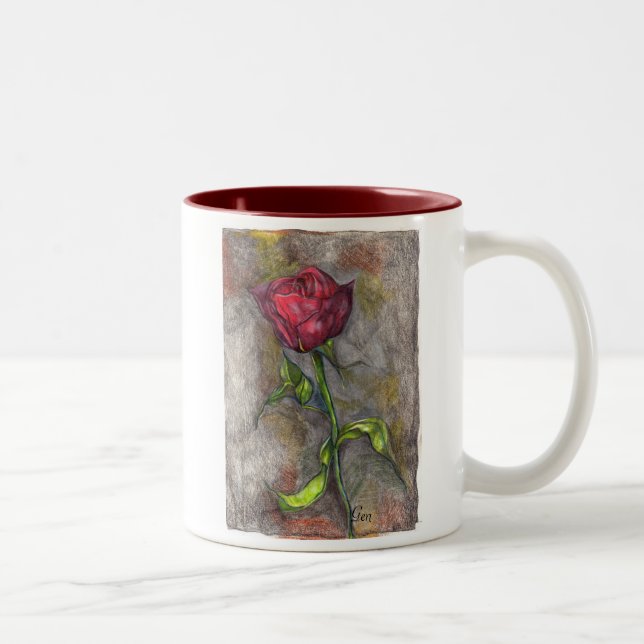 St. Louis Rose Mug (Right)