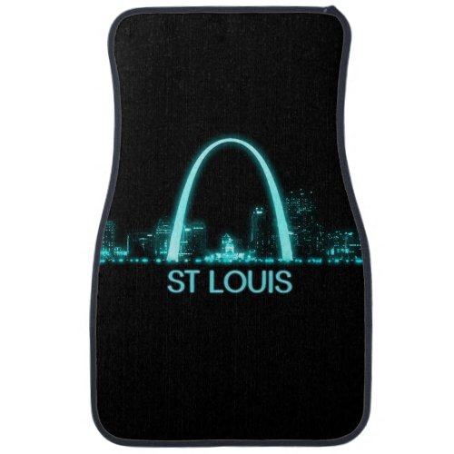 St Louis Skyline Car Floor Mat