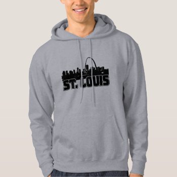 St Louis Skyline Hoodie by TurnRight at Zazzle