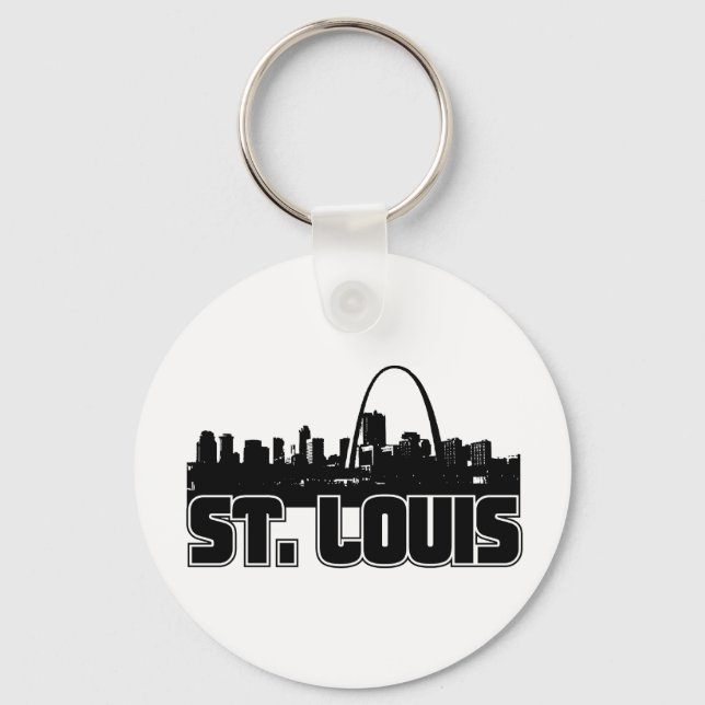 St Louis Skyline Keychain (Front)