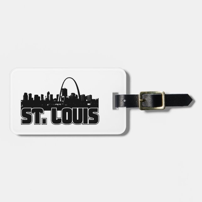 St. Louis Skyline Luggage Tag (Front Horizontal)