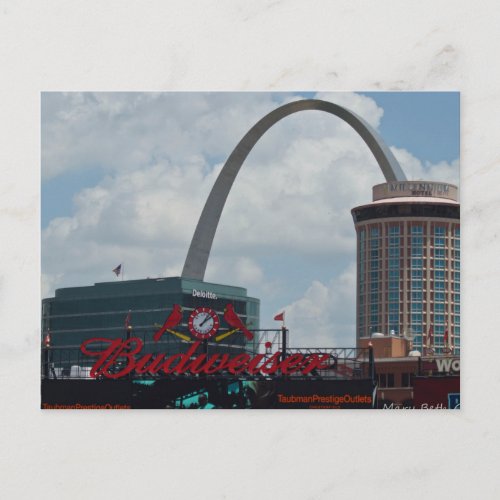 St Louis Skyline Postcard