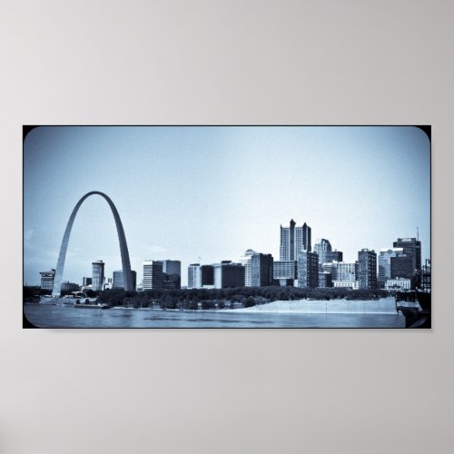 st louis skyline poster