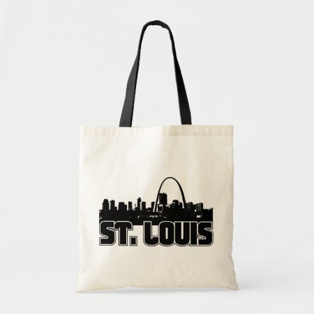 St Louis Skyline Tote Bag