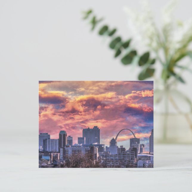 St. Louis Sunrise Postcard (Standing Front)