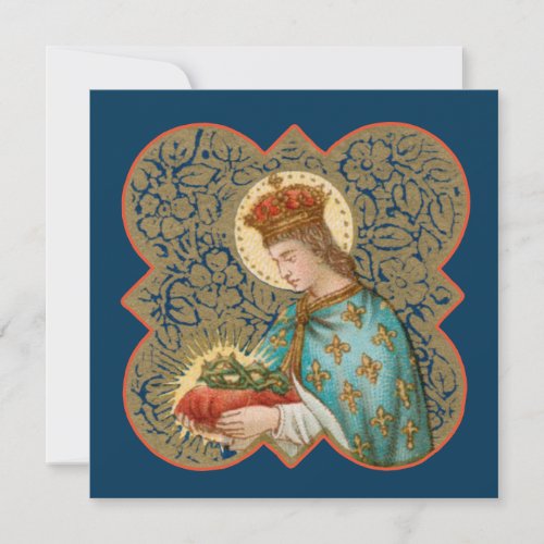 St Louis the King in a Barbed Quatrefoil BK 066