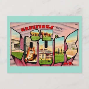 St Louis Vintage Postcard