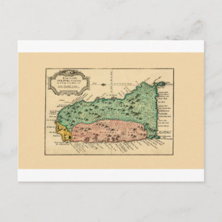 St Lucia 1758 Postcard