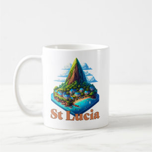 St Lucia Caribbean Coffee Mug