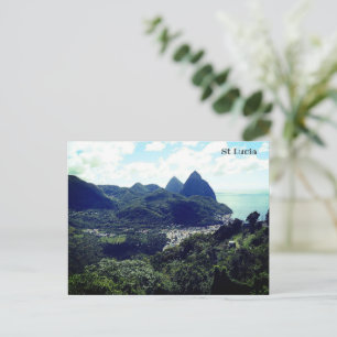 St Lucia, Caribbean Island Holiday Postcard
