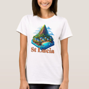 St Lucia Caribbean T-Shirt