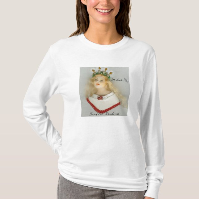 St. Lucia Day 168 JL Biel Christmas T-Shirt (Front)