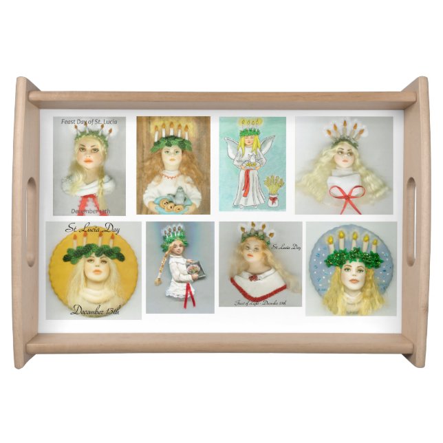 St. Lucia Day 8 JL Biel Serving Tray (Front)