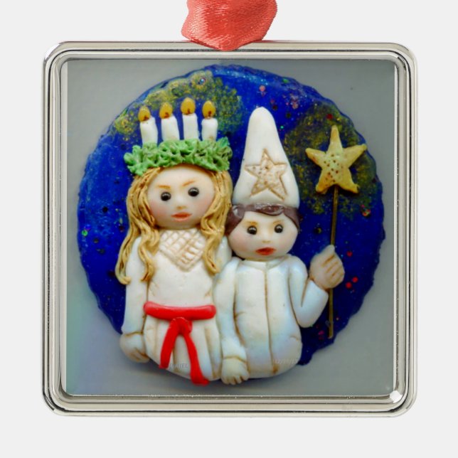 St. Lucia Day Starboy 2013 JL Biel Metal Ornament (Front)