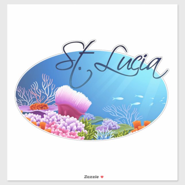St. Lucia decal (Sheet)