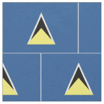 St. Lucia Flag Fabric