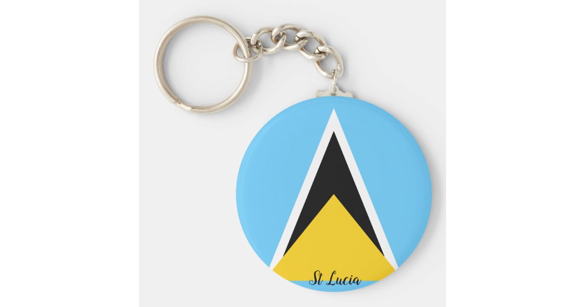 Lucia key chain Lucia Lanyard/St St Lucia Flag/St