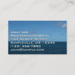 St. Lucia Horizon Blue Ocean Business Card