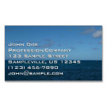 St. Lucia Horizon Blue Ocean Business Card Magnet