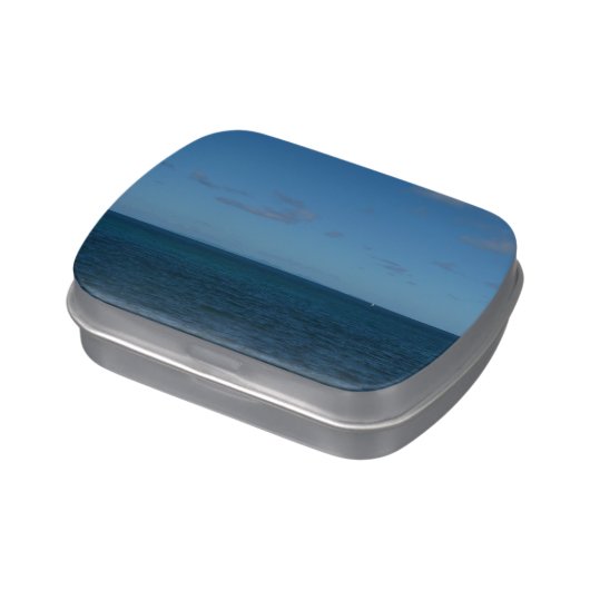 St. Lucia Horizon Blue Ocean Candy Tin (Side)