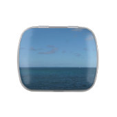 St. Lucia Horizon Blue Ocean Candy Tin (Top)