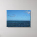 St. Lucia Horizon Blue Ocean Canvas Print