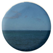 St. Lucia Horizon Blue Ocean Chocolate Dipped Oreo (Front)