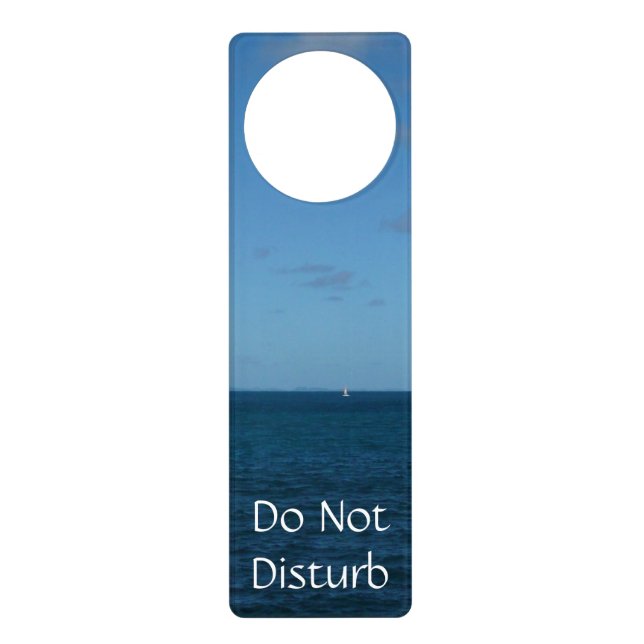 St. Lucia Horizon Blue Ocean Door Hanger (Front)