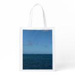 St. Lucia Horizon Blue Ocean Grocery Bag