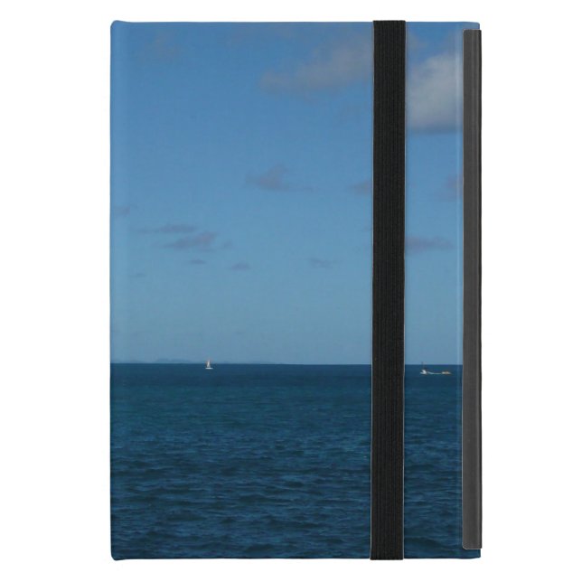 St. Lucia Horizon Blue Ocean iPad Mini Cover (Front Closed)
