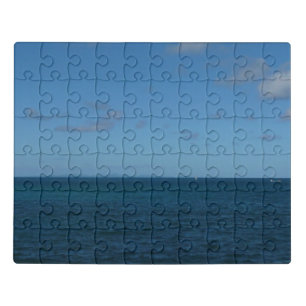 St. Lucia Horizon Blue Ocean Jigsaw Puzzle