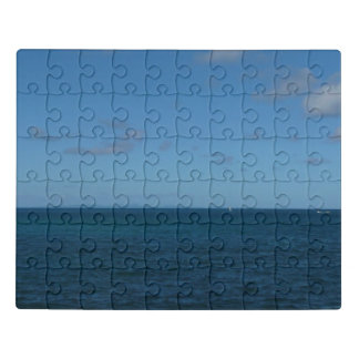 St. Lucia Horizon Blue Ocean Jigsaw Puzzle