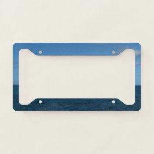 St. Lucia Horizon Blue Ocean License Plate Frame