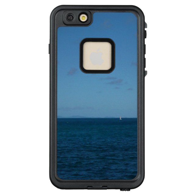 St. Lucia Horizon Blue Ocean LifeProof iPhone Case (Back)