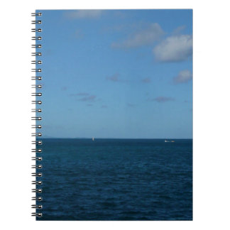 St. Lucia Horizon Blue Ocean Notebook